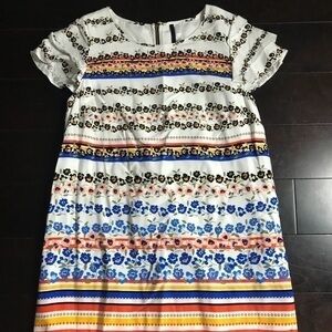 NWOT Kensie Patterned Dress - Cap / Ruffled Sleeve